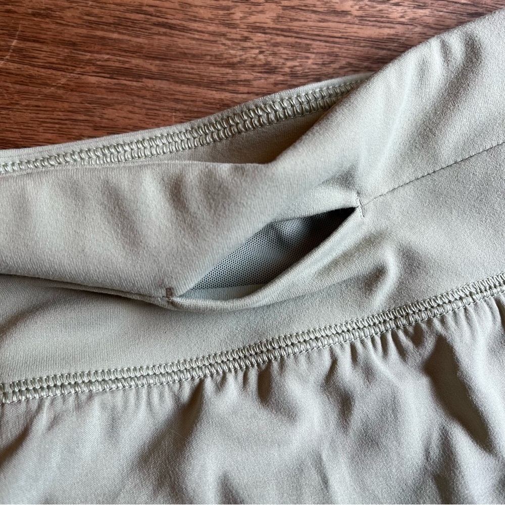 Calia Kick it Up Performance Athletic Shorts Sage Green NWT Size XL - Picture 8 of 10